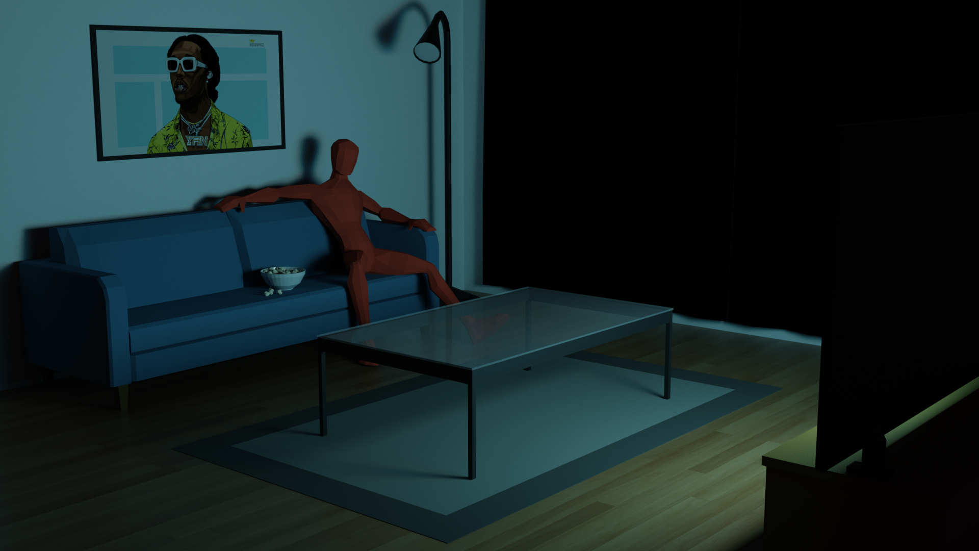 Low Poly Interior preview image 1